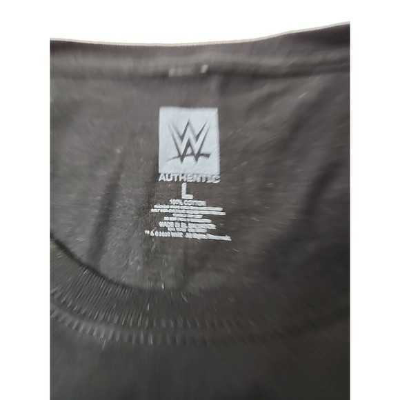 WWE Authentic Bobby Lashley The Hurt Business T-Shirt Size Large Black Gold Foil - Picture 9 of 10